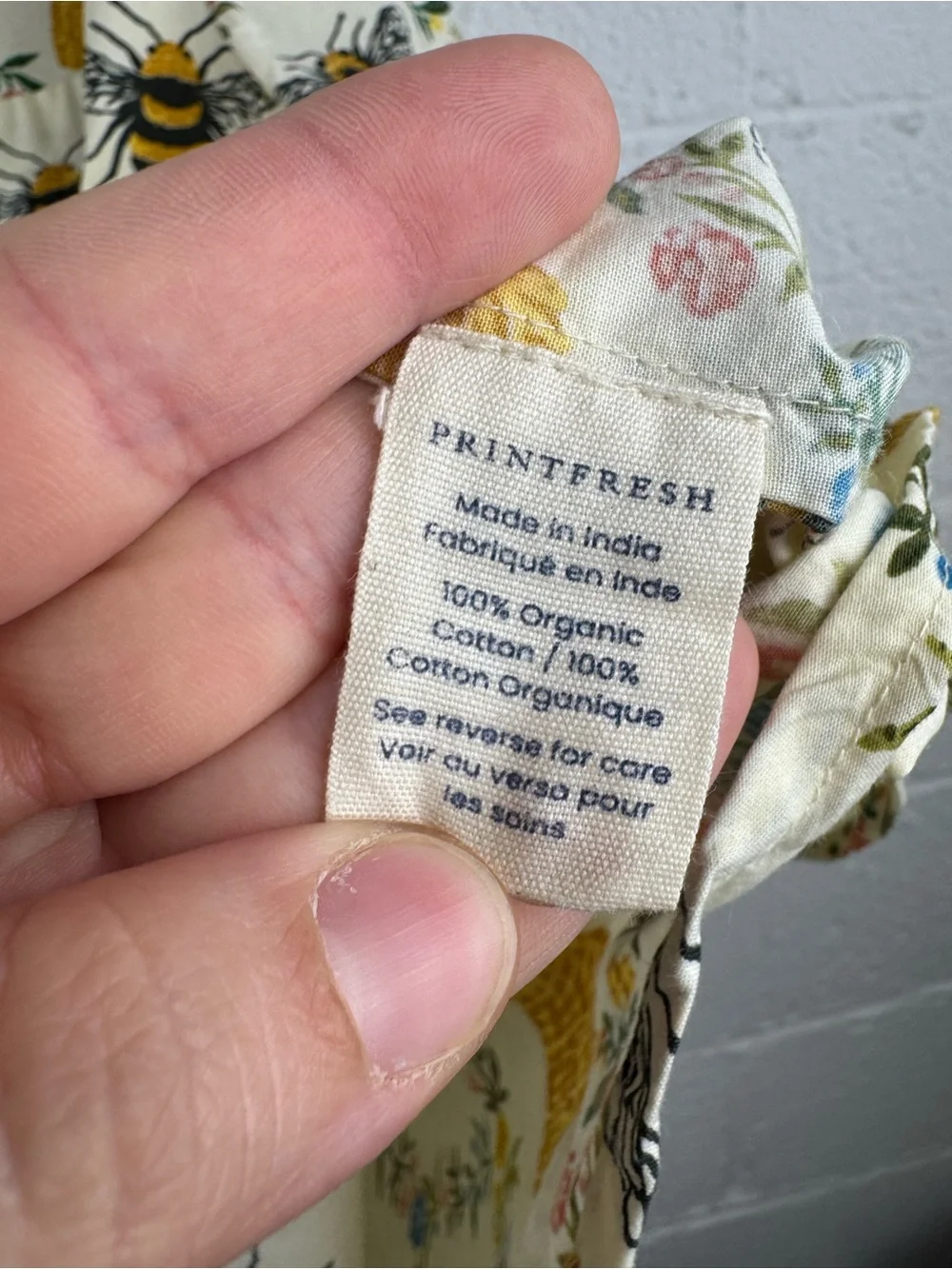 Printfresh whimsical hand
